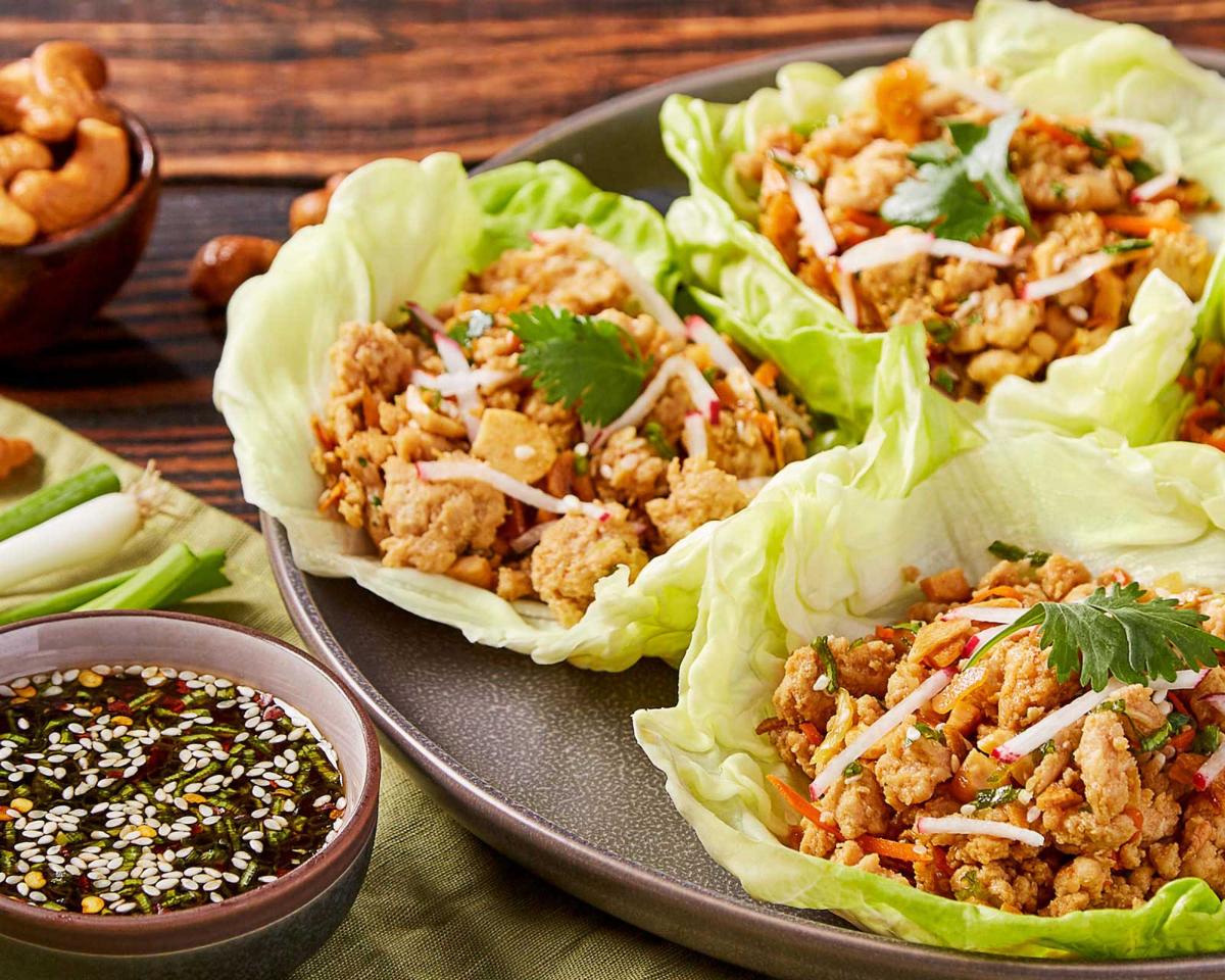 Chinese Chicken Lettuce Cups