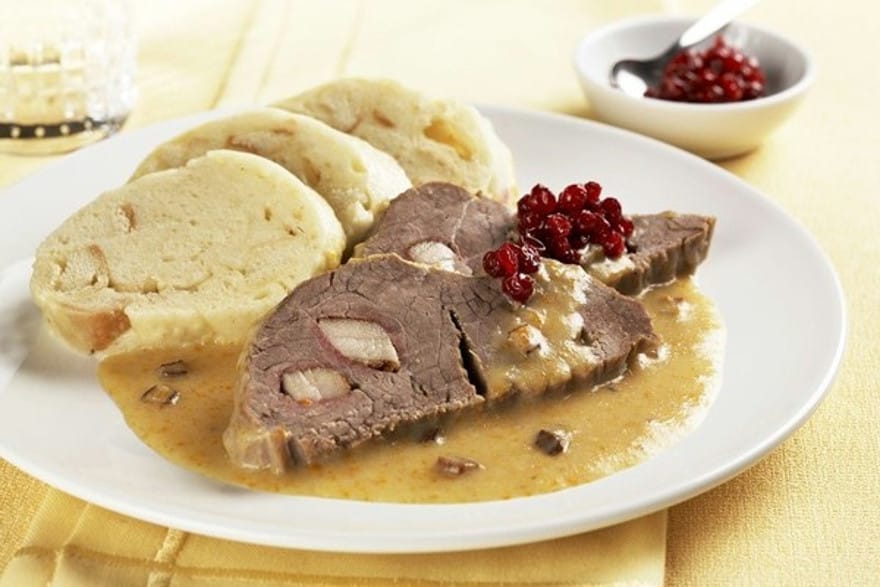 Czech Beef Sirloin in Cream Sauce