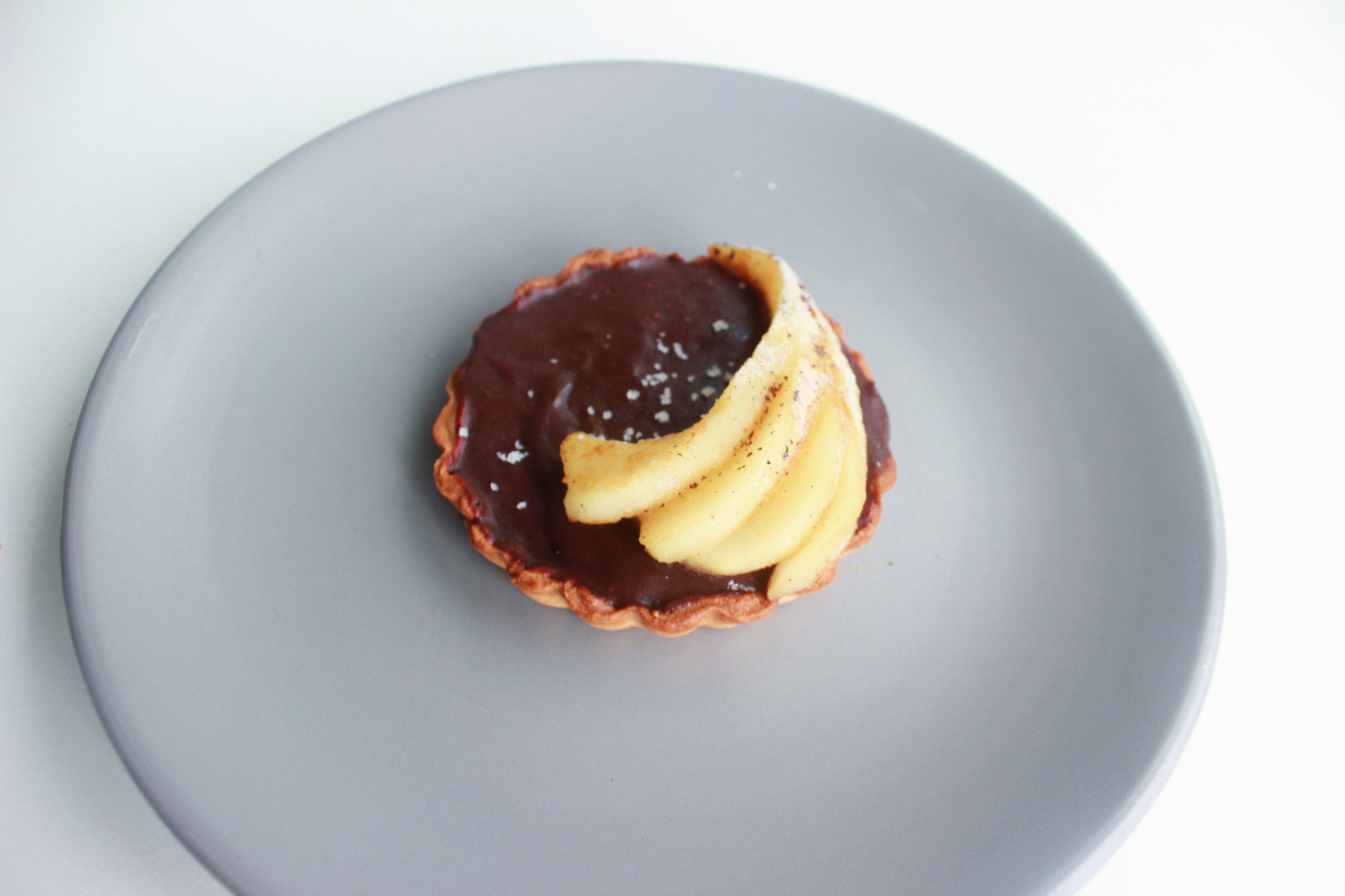 Miso Caramel Poached Pears