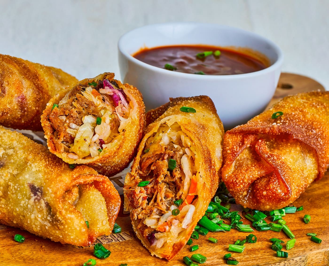 Pulled Pork Egg Rolls
