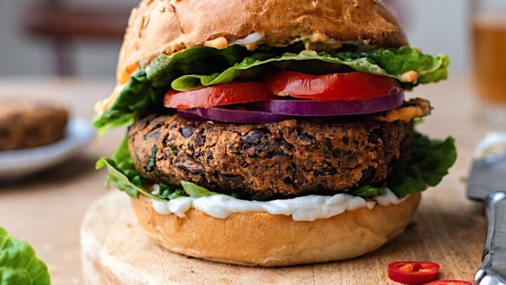 Spicy Black Bean Burger